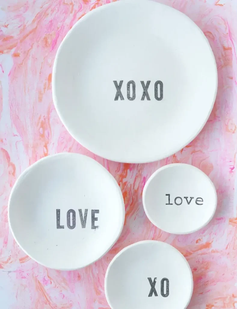 Valentine’s Day Clay Crafts