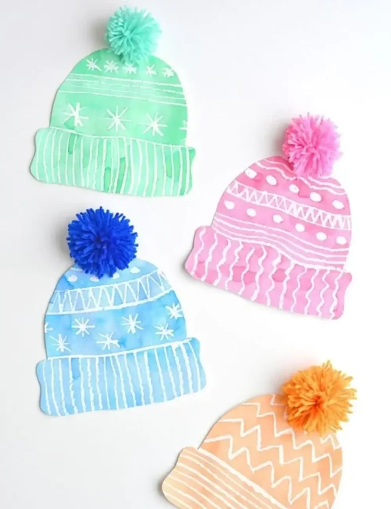 Winter Hat Project. Winter Crafts For Kids