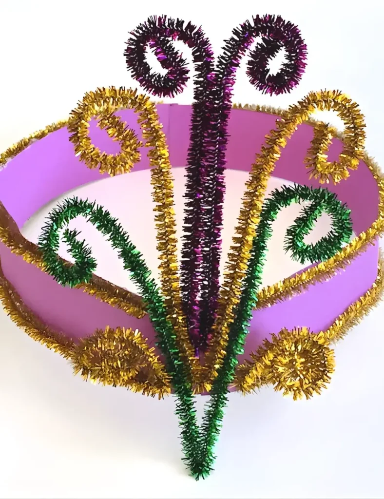 Mardi Gras Headpiece Craft. mardi gras crafts for kids