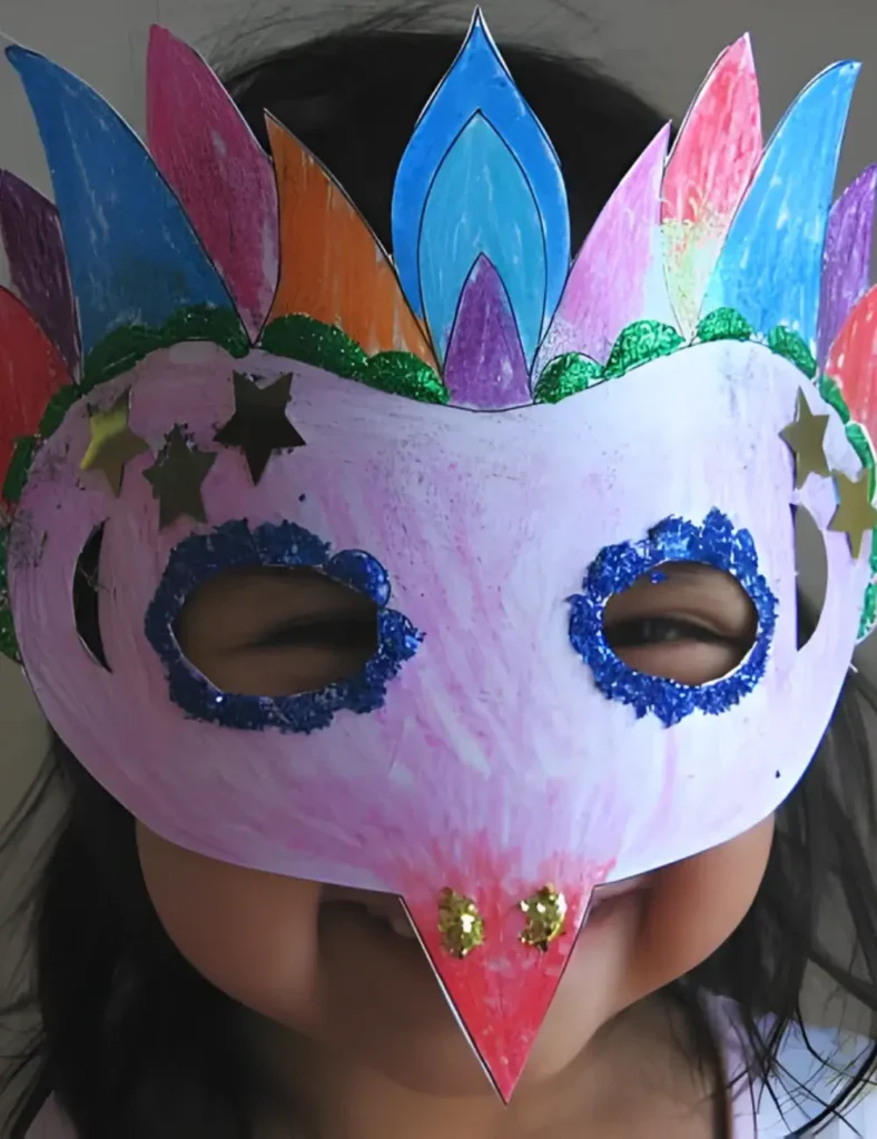 Printable Mardi Gras Mask