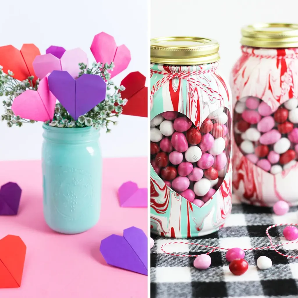Valentine's Day Mason Jar Crafts