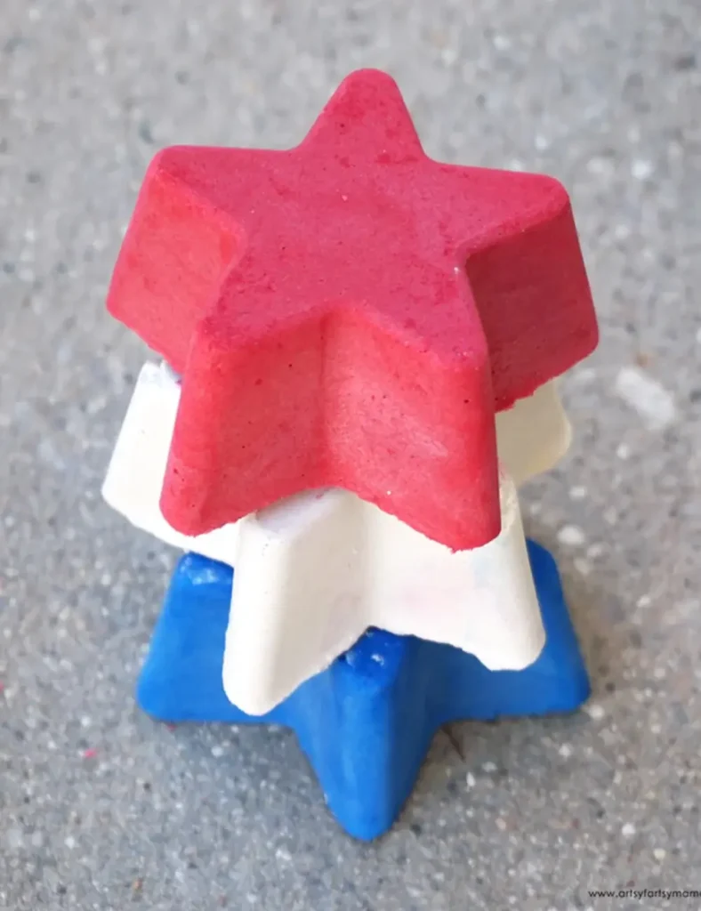 DIY Patriotic Sidewalk Chalk