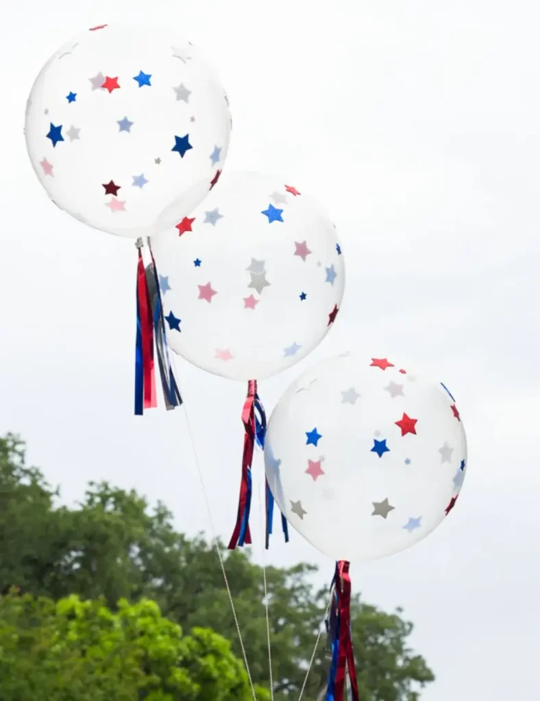 Easy DIY 4th of July Balloons
