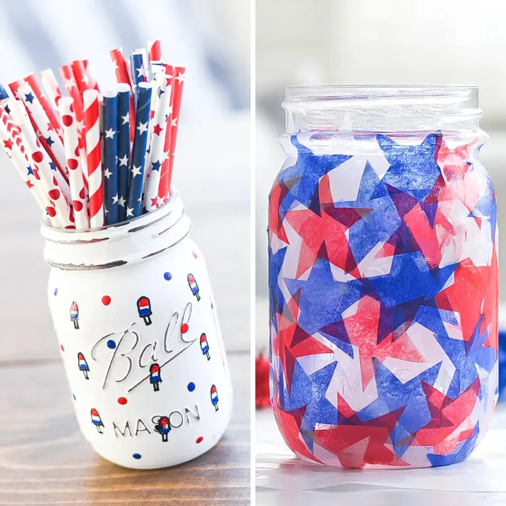 Fourth of July Mason Jar Crafts