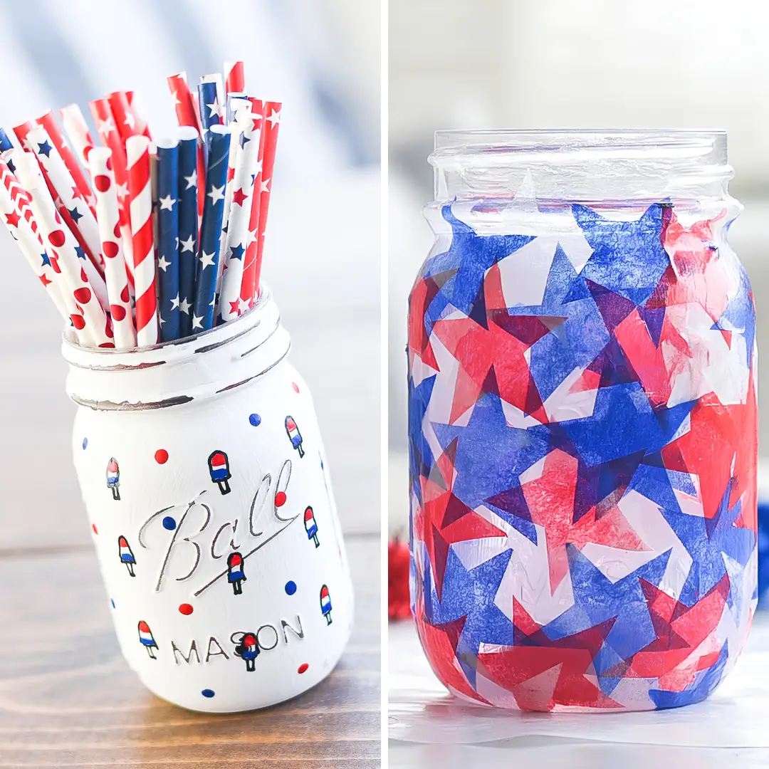 Fourth of July Mason Jar Crafts