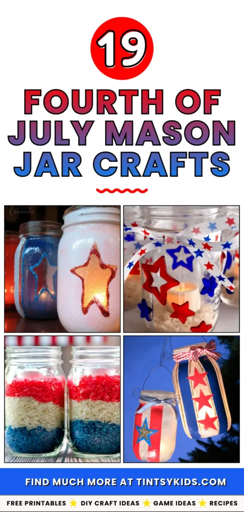 Fourth of July Mason Jar Crafts