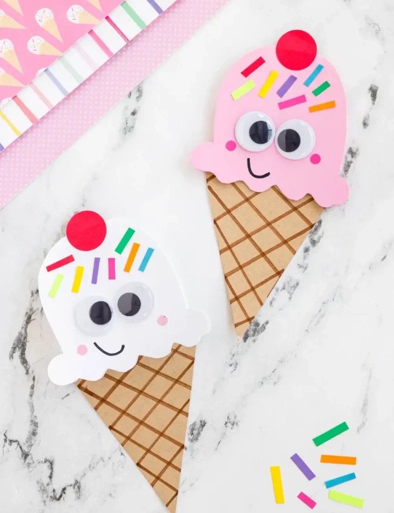 ICE CREAM CRAFTS FOR KIDS