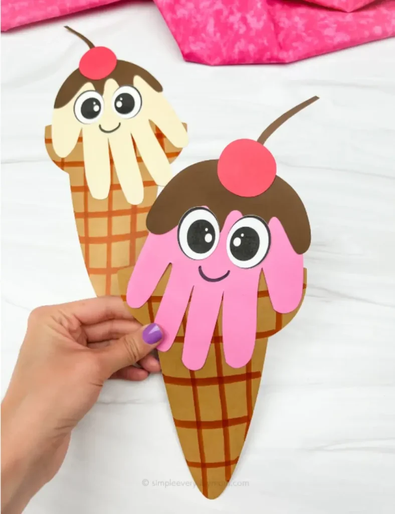 ICE CREAM CRAFTS FOR KIDS