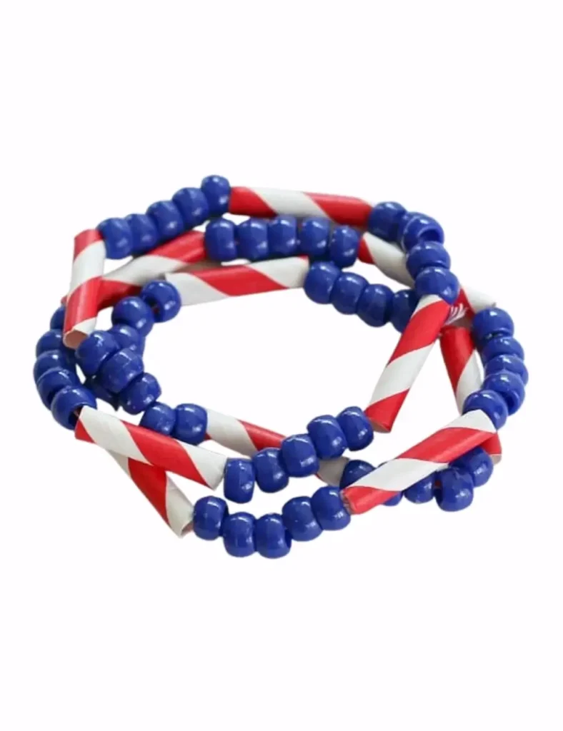 Patriotic Bead Necklace