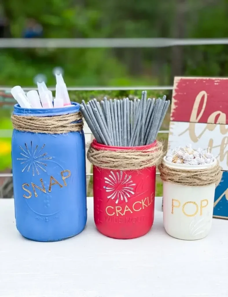fourth of july mason jar crafts